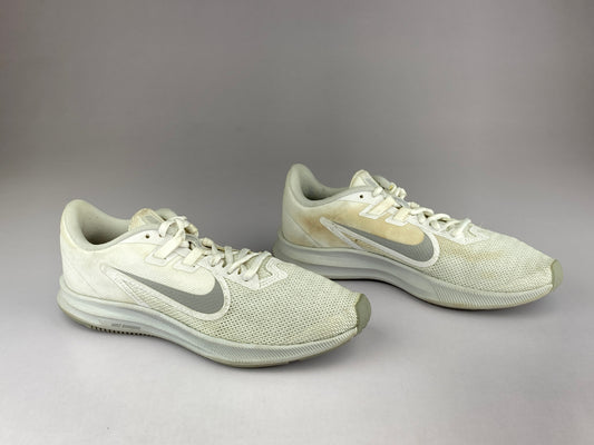 Nike Wmns Downshifter 9 Low Tops Knitted White AQ7486-100