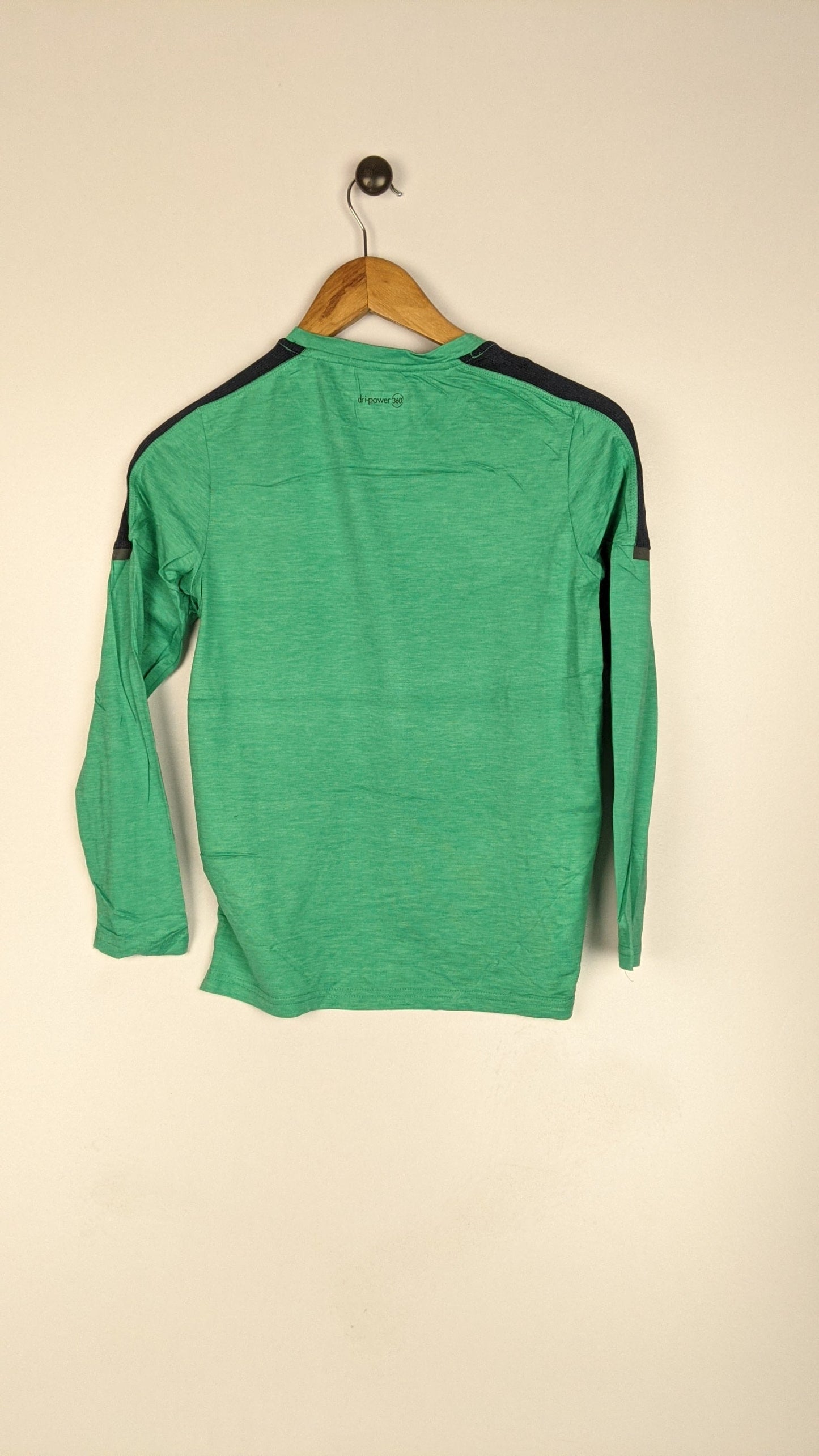 Russell Polyester Crew Neck Green Black