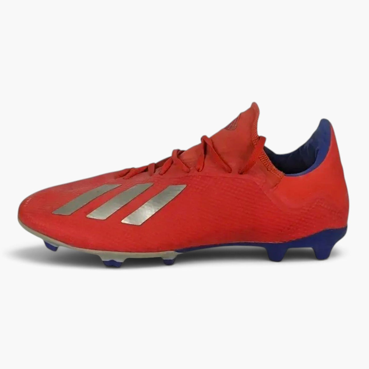 adidas X 18.3 FG/AG Exhibit - Action Red/Silver Metallic/Bold Blue