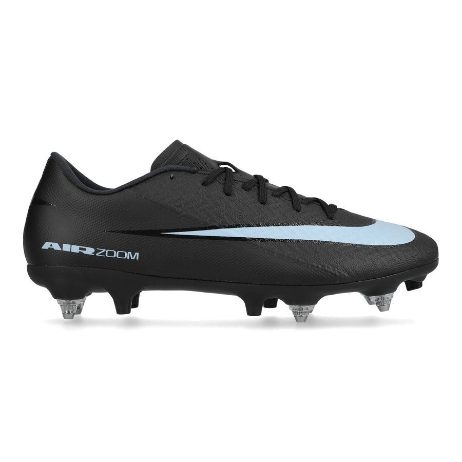 Nike Air Zoom Mercurial Vapor 16 Academy SG-PRO Anti-Clog Shadow - Black/Ice Blue (Brand New)