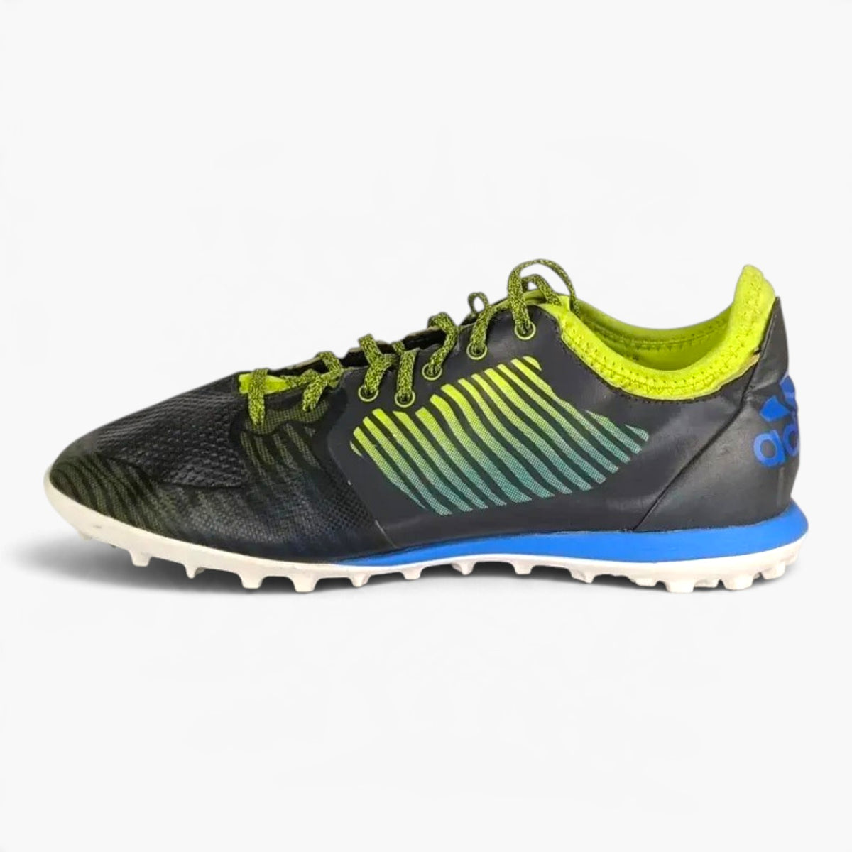 adidas X 15.1 Cage TF Dark Grey/Shock Blue/Semi Solar Slime