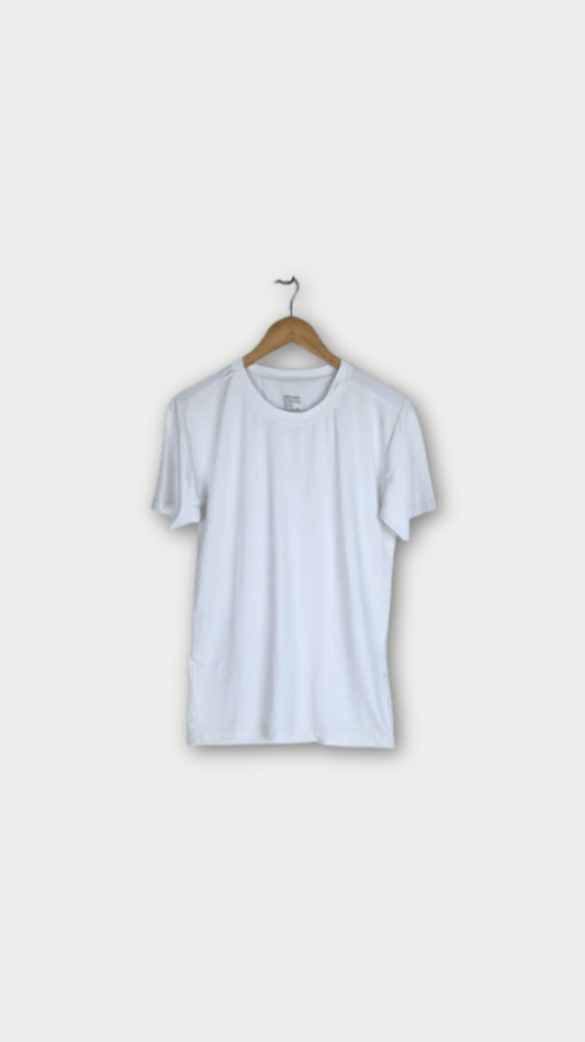Jockey Deep Neck White Undershirt