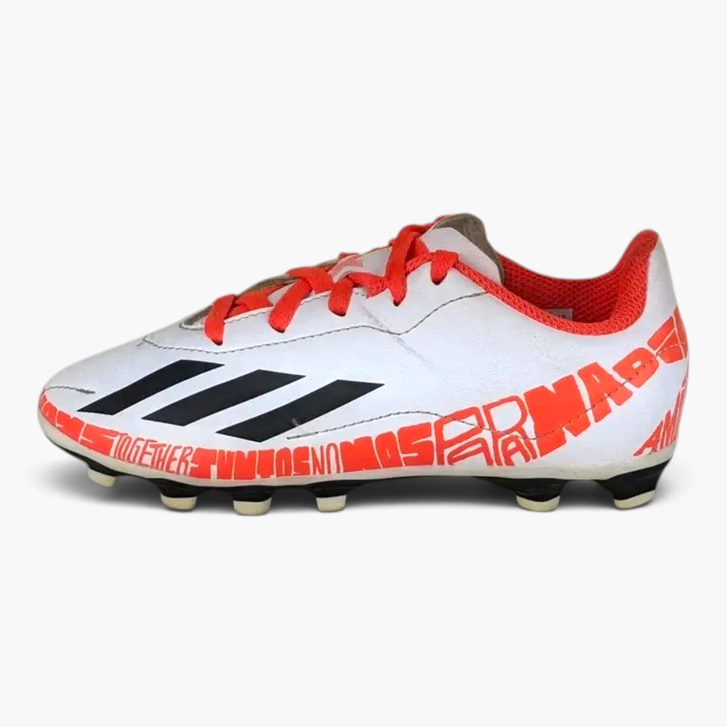 adidas X Speedportal Messi .4 FxG Balon te Adoro - Footwear White/Core Black/Solar Red Kids