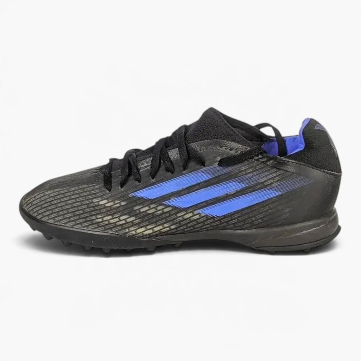 adidas X Speedflow .3 TF Edge of Darkness - Core Black/Sonic Ink/Solar Yellow