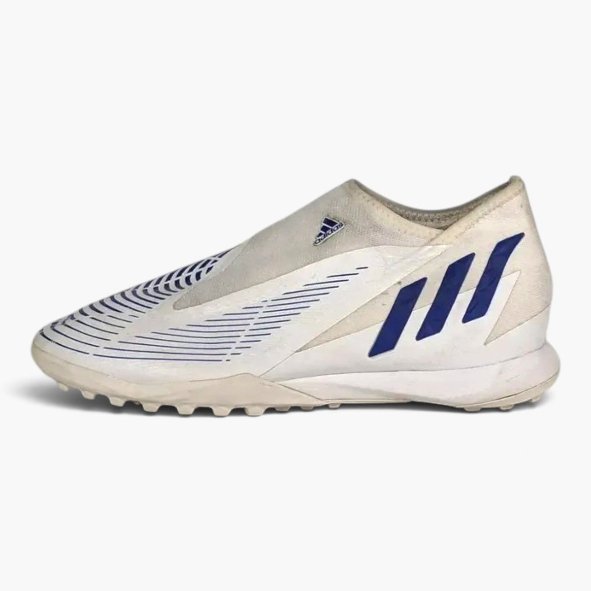 adidas Predator Edge .3 Laceless TF Diamond Edge - Footwear White/Hi-Res Blue