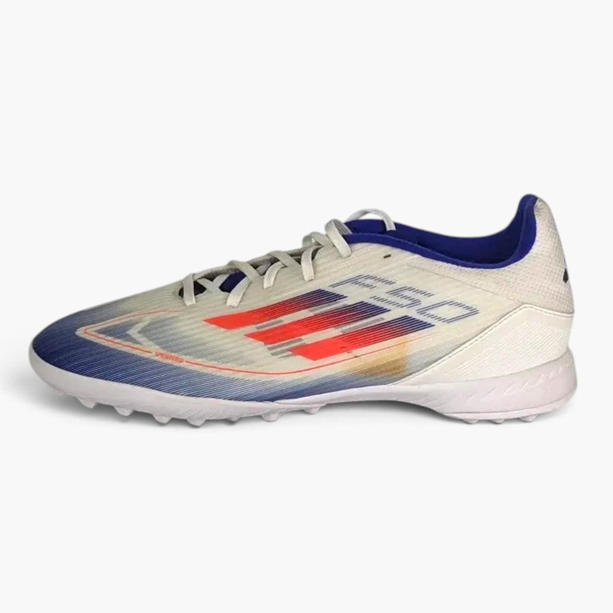 adidas F50 League TF Advancement - Footwear White/Solar Red/Lucid Blue