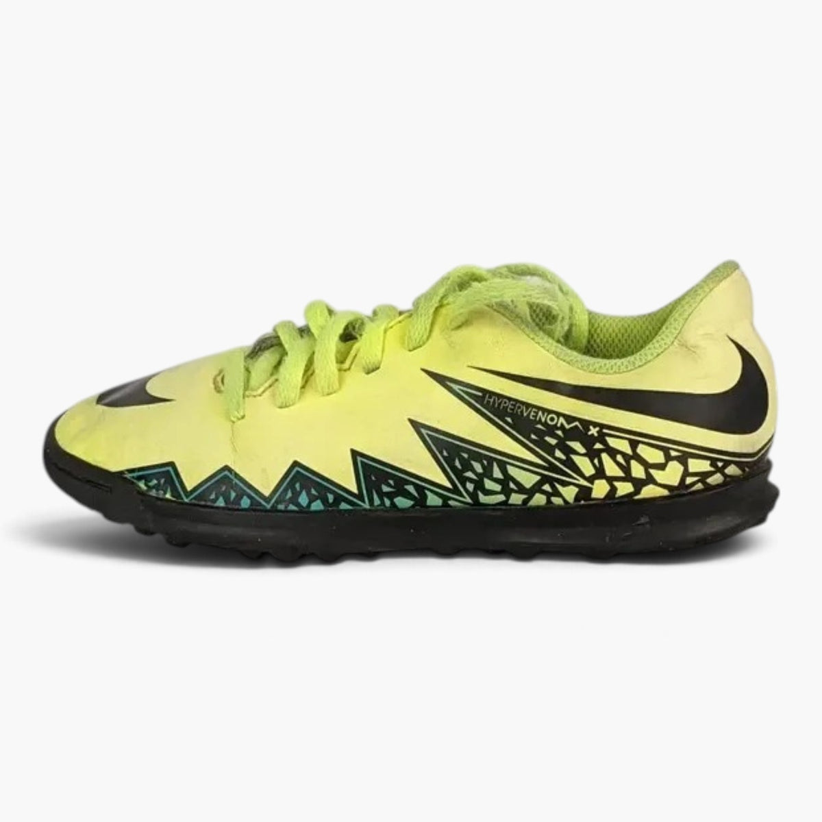 Nike Hypervenom Phade II TF Volt/Black/Hyper Turquoise Kids