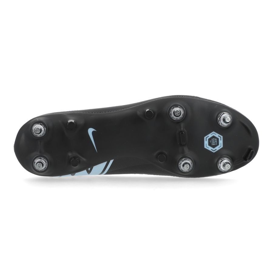 Nike Air Zoom Mercurial Vapor 16 Academy SG-PRO Anti-Clog Shadow - Black/Ice Blue (Brand New)