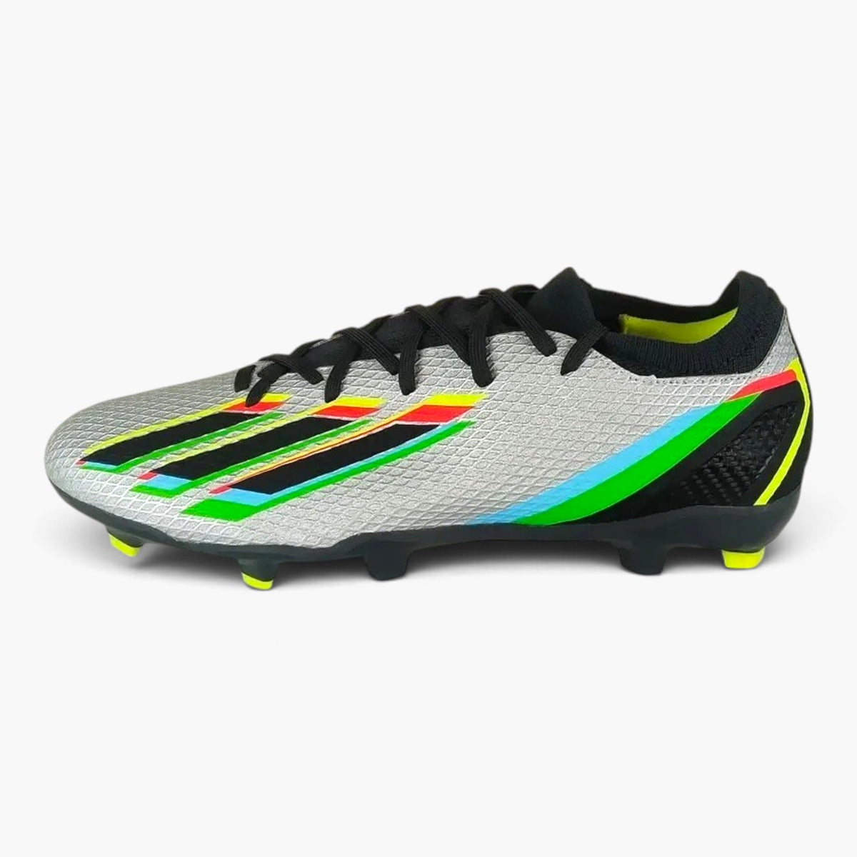 adidas X Speedportal .3 FG Beyond Fast - Silver Metallic/Core Black/Solar Yellow (Brand New)