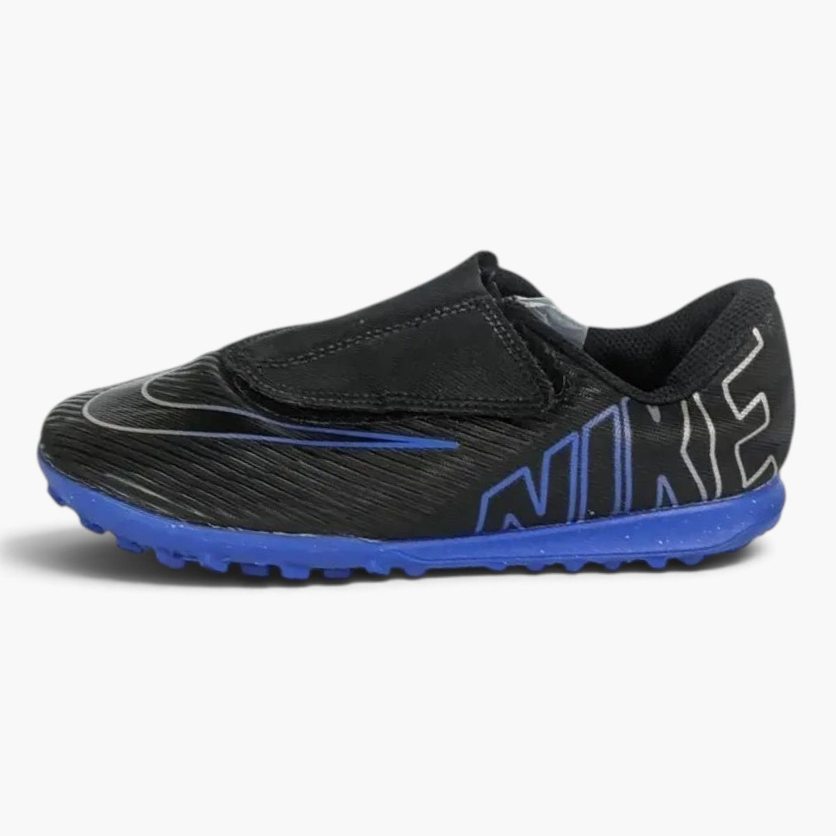 Nike Mercurial Vapor 15 Club Velcro TF Shadow - Black/Chrome/Hyper Royal Kids