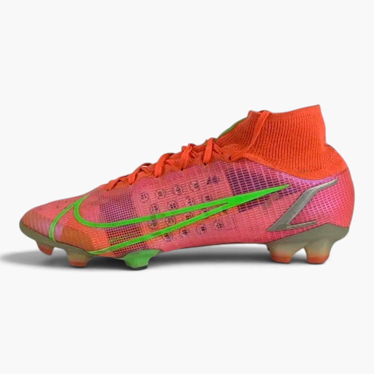 Nike Mercurial Superfly 8 Elite FG Spectrum - Bright Crimson/Metallic Silver