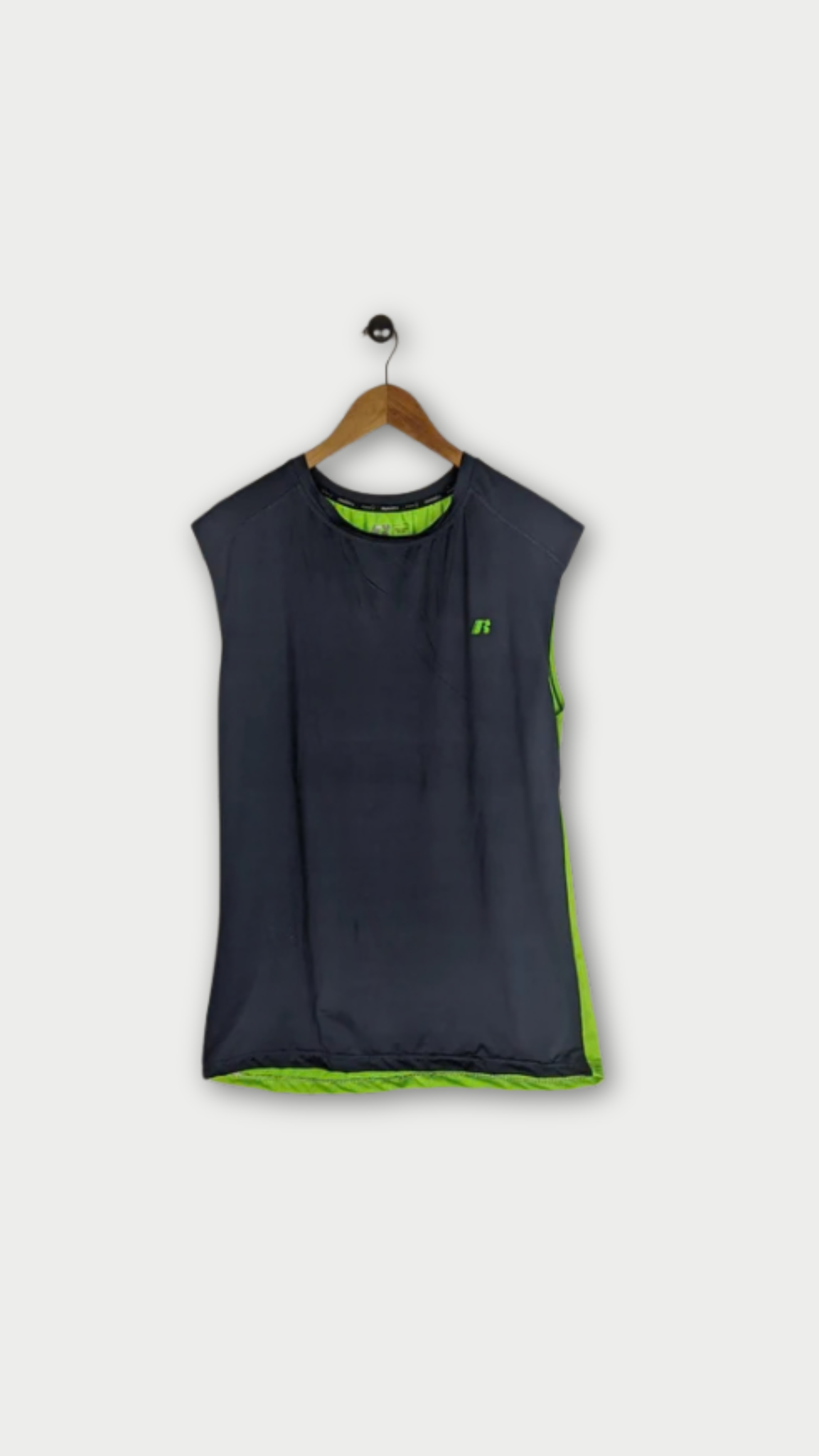 Russell Tank Top Navy Green