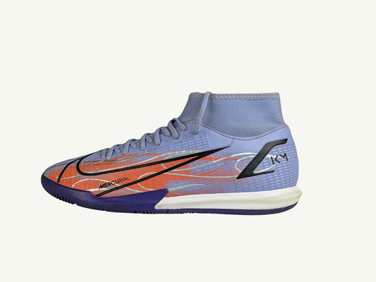 Nike Mercurial Superfly 8 Academy IC KM Flames - Light Thistle/Metallic Silver