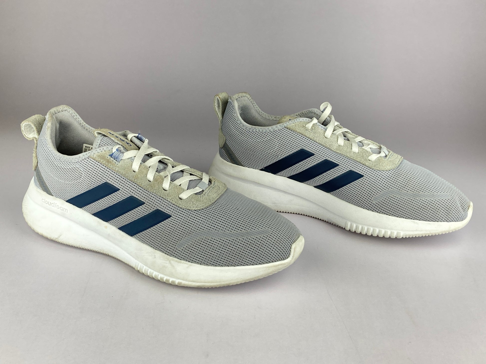 adidas Lite Racer Rebold 'Halo Silver/Crew Navy/Royal Blue' gv9980-Running-Athletic Corner