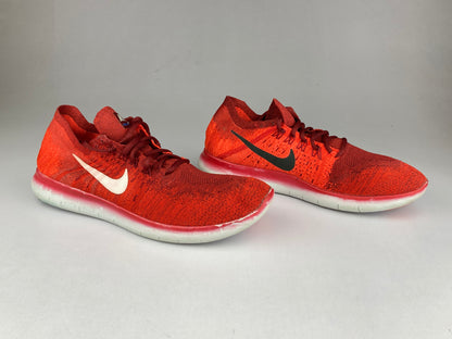 Nike Free RN Flyknit 'Team Red/White/Black'-Running-Athletic Corner