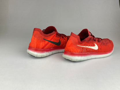 Nike Free RN Flyknit 'Team Red/White/Black'-Running-Athletic Corner