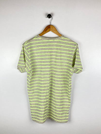 PULL&BEAR Printed Green Grey |Cotton | Crew Neck-Tees-Athletic Corner