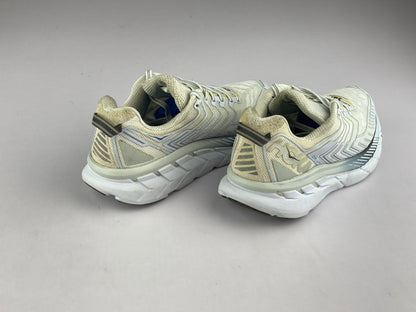 Hoka Wmns Clifton 4 'White/Silver'-Running-Athletic Corner