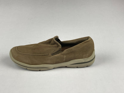 Skechers Choc Harper Brawley Slip on 'Brown' sn 65178-Sneakers-Athletic Corner