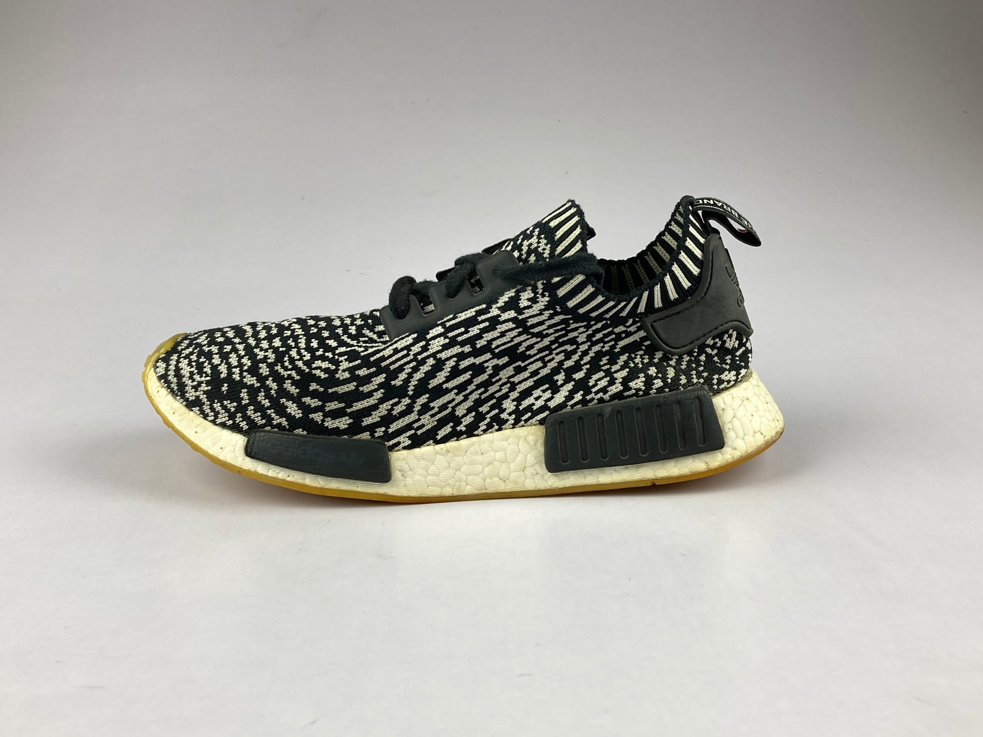 adidas NMD R1 Zebra 'Sashiko Black' BY3013-Sneakers-Athletic Corner