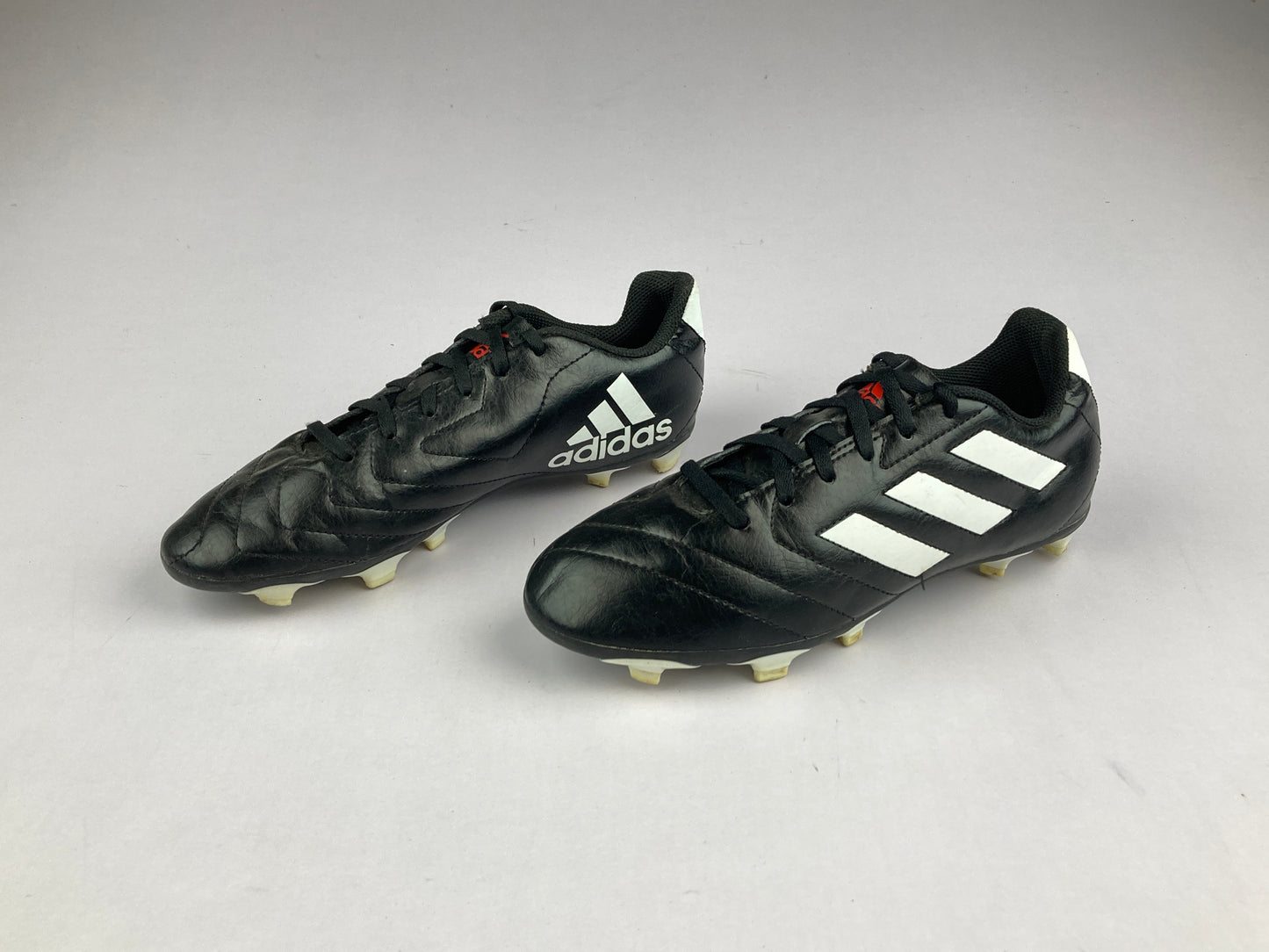 adidas Goletto VII Firm Ground Cleats K 'Black White' EE4485-Football-Athletic Corner
