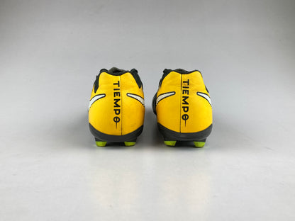 Nike JR Tiempo Ligera IV FG 'Black/Yellow' 897725-008-Footwear-Athletic Corner