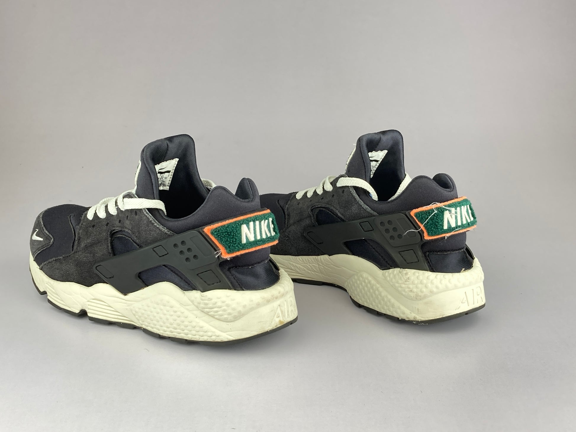 Nike Air Huarache Run 'Oil Grey Rainforest' 704830-015-Running-Athletic Corner
