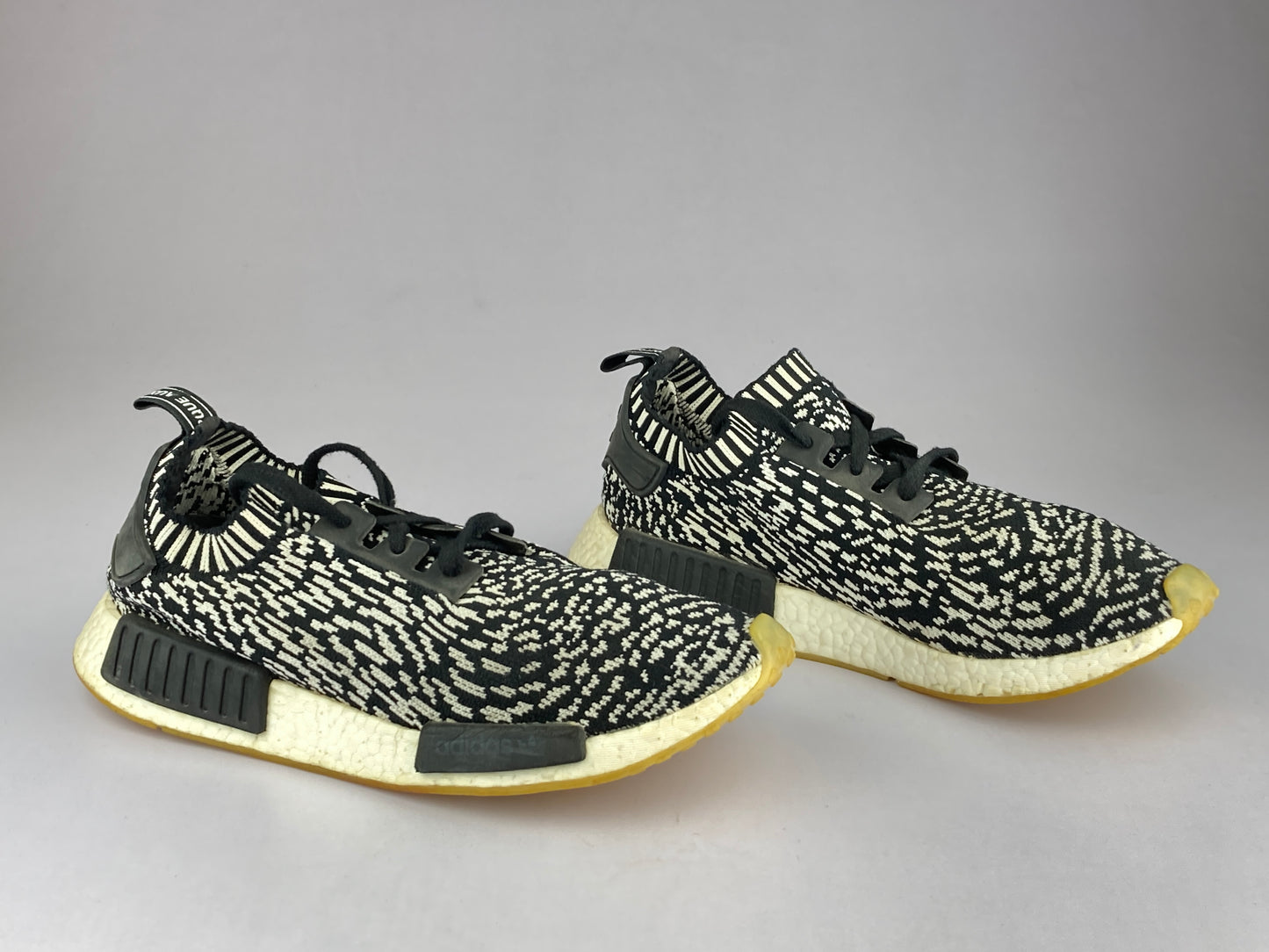 adidas NMD R1 Zebra 'Sashiko Black' BY3013-Sneakers-Athletic Corner
