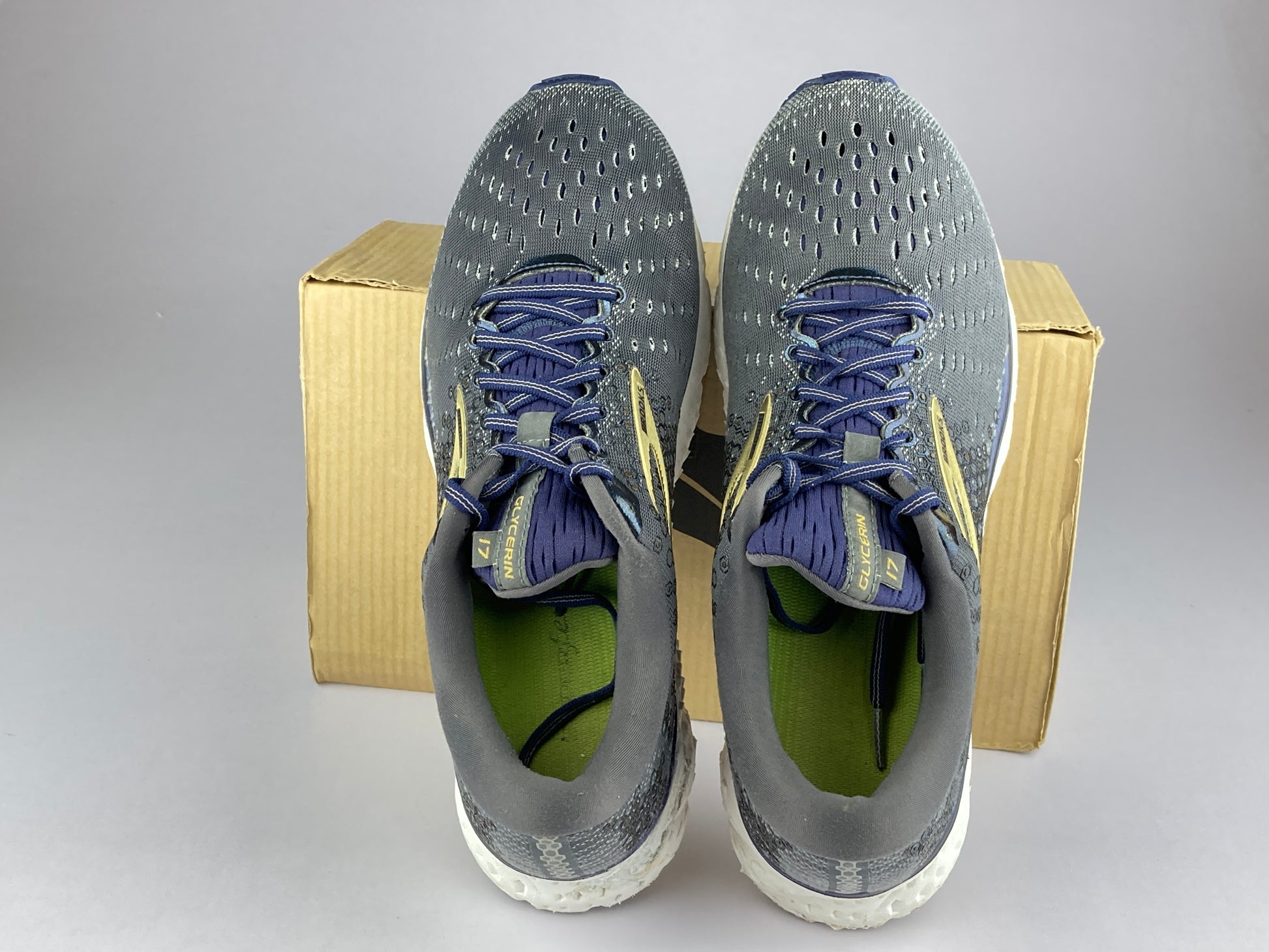 Brooks Glucerin 17 'Grey Blue' 1102961D048-Running-Athletic Corner