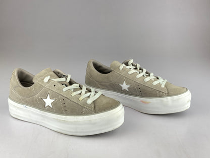 Converse Wmns One Star Platform Suede 'Grey White' 563870c-Sneakers-Athletic Corner