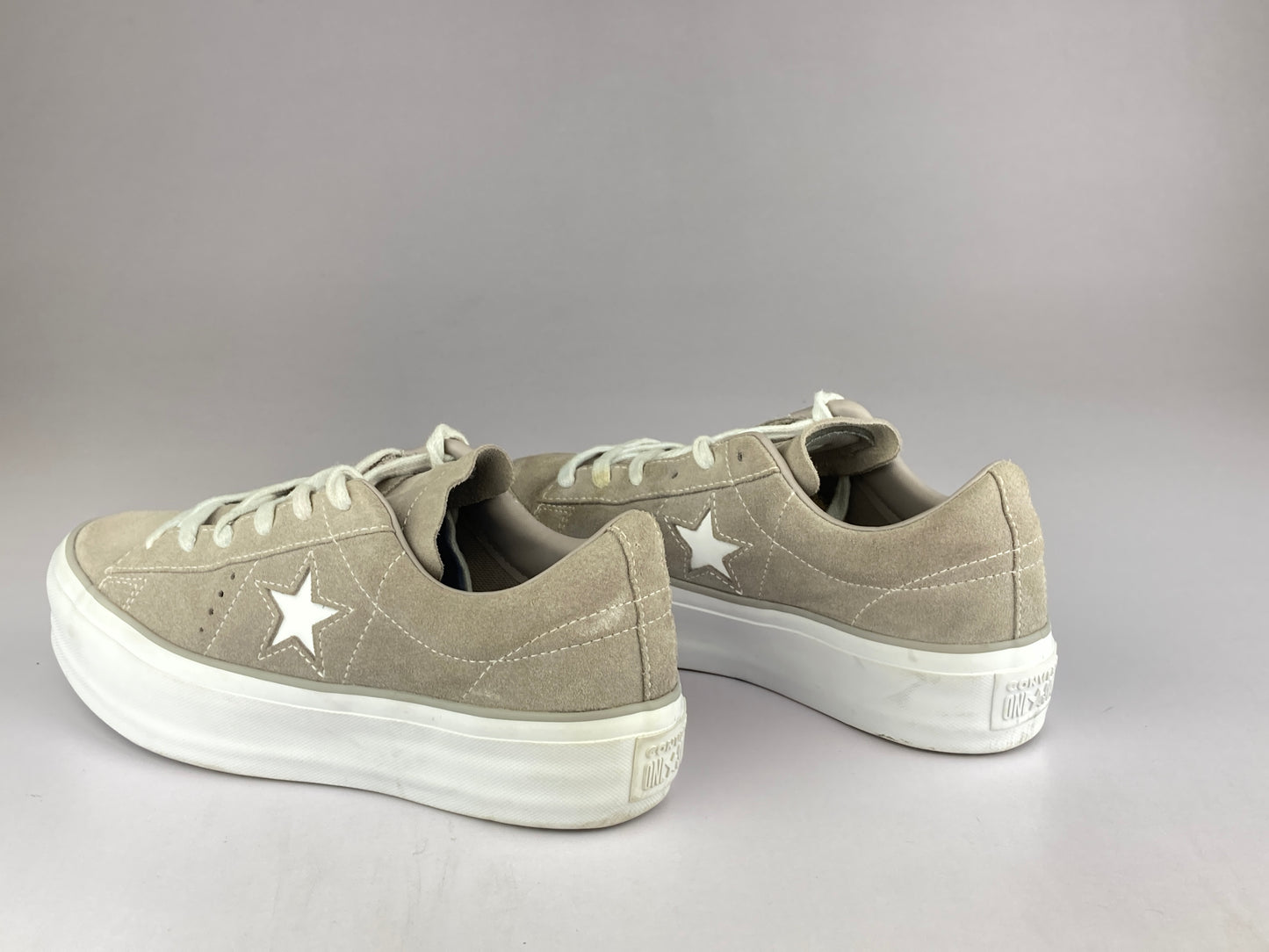 Converse Wmns One Star Platform Suede 'Grey White' 563870c-Sneakers-Athletic Corner