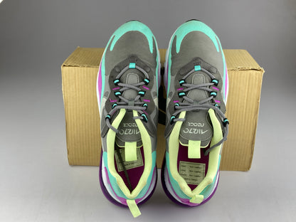 Nike Air Max 270 React 'Gunsmoke Aurora Violet' BQ0103-007-Running-Athletic Corner