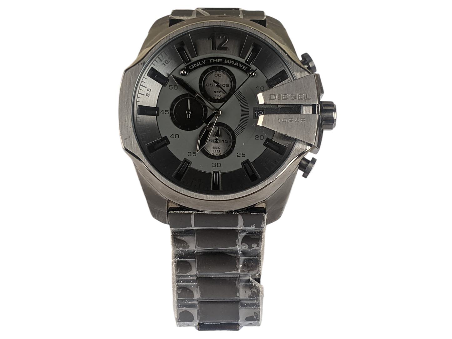 Diesel Black Stainless Steel Grey Dial Quartz Men Watch DZ4282