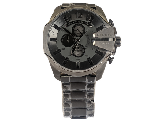 Diesel Black Stainless Steel Grey Dial Quartz Men Watch DZ4282