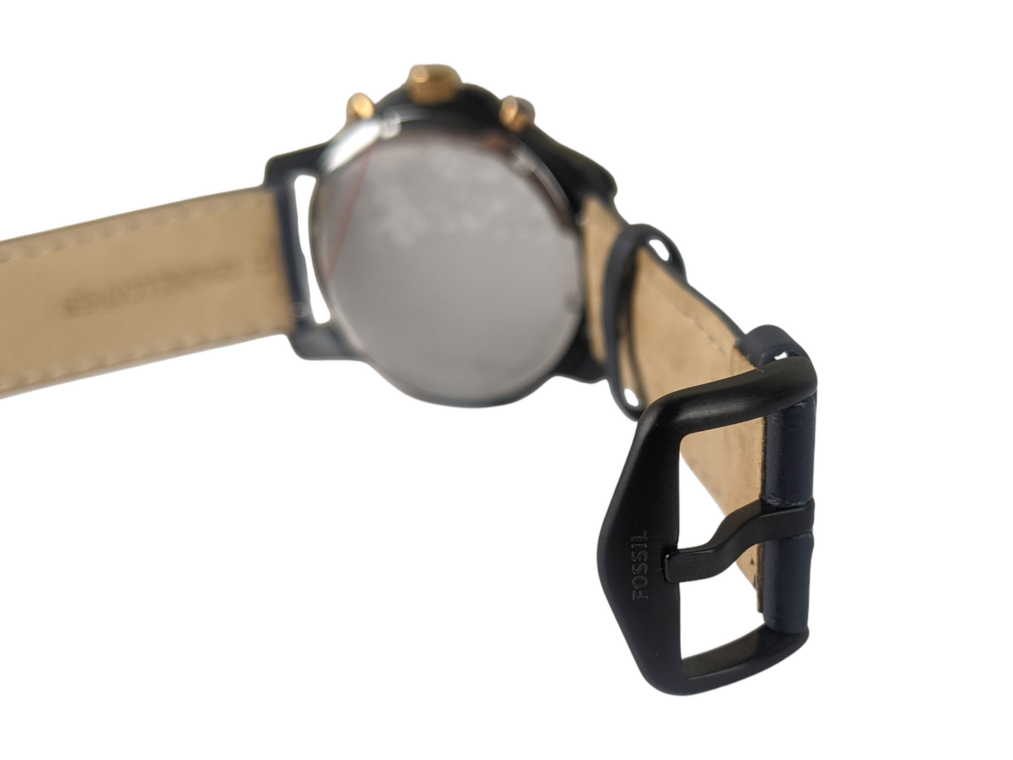 Fossil Grant Chronograph Navy Leather Men's Watch FS5061