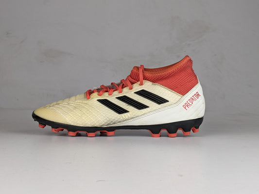 adidas Predator 18.3 AG Cold Blooded - Footwear White/Core Black/Real Coral