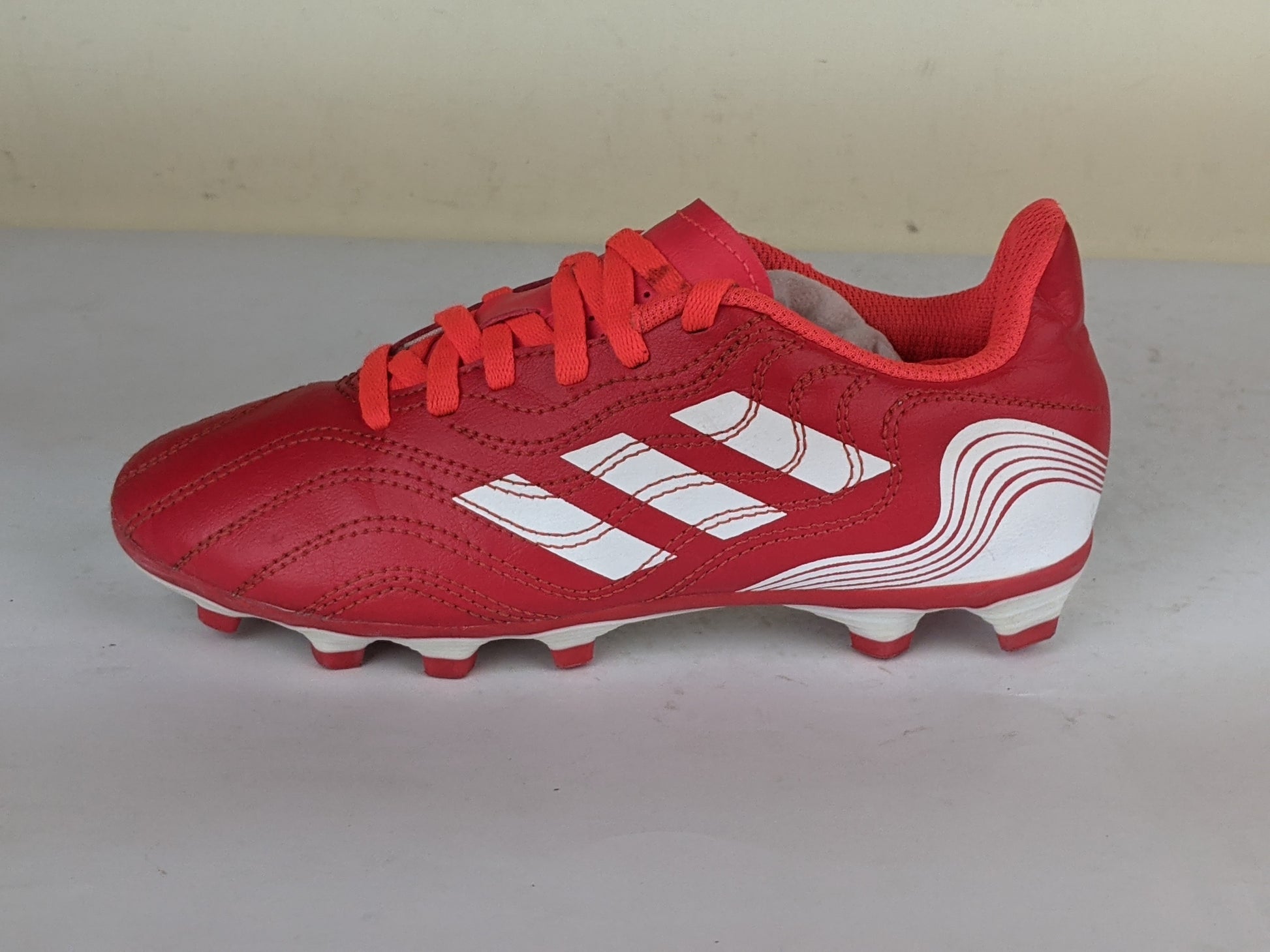 adidas Copa Sense .4 FG Meteorite - Red/Footwear White/Solar Red Kids