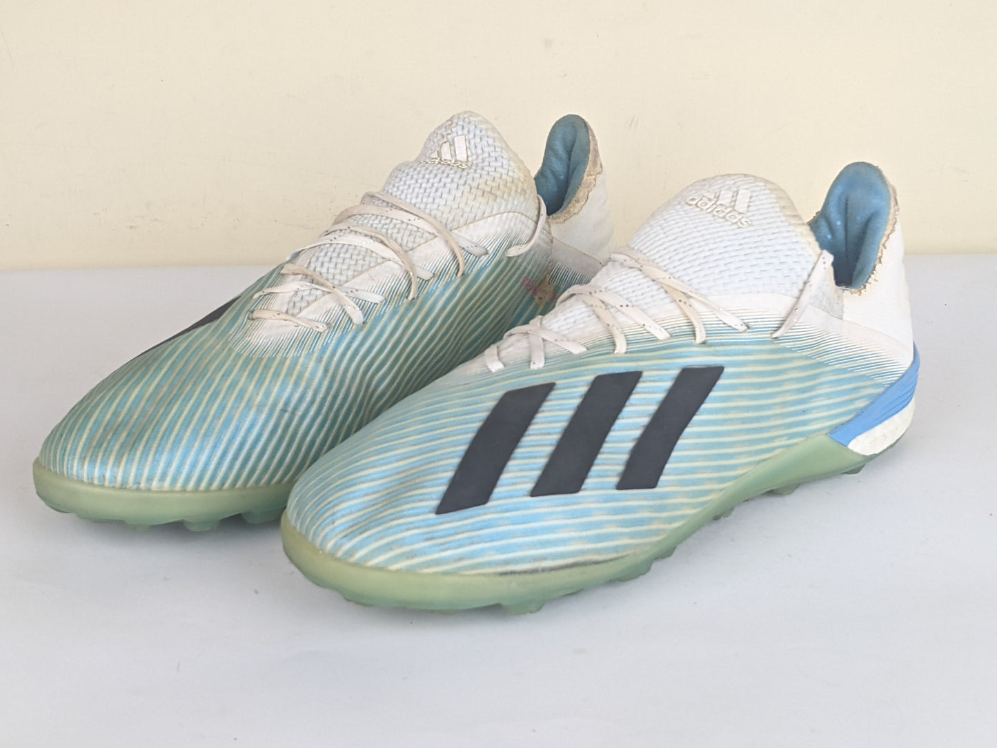 adidas X 19.1 TF Hard Wired - Bright Cyan/Core Black/Shock Pink