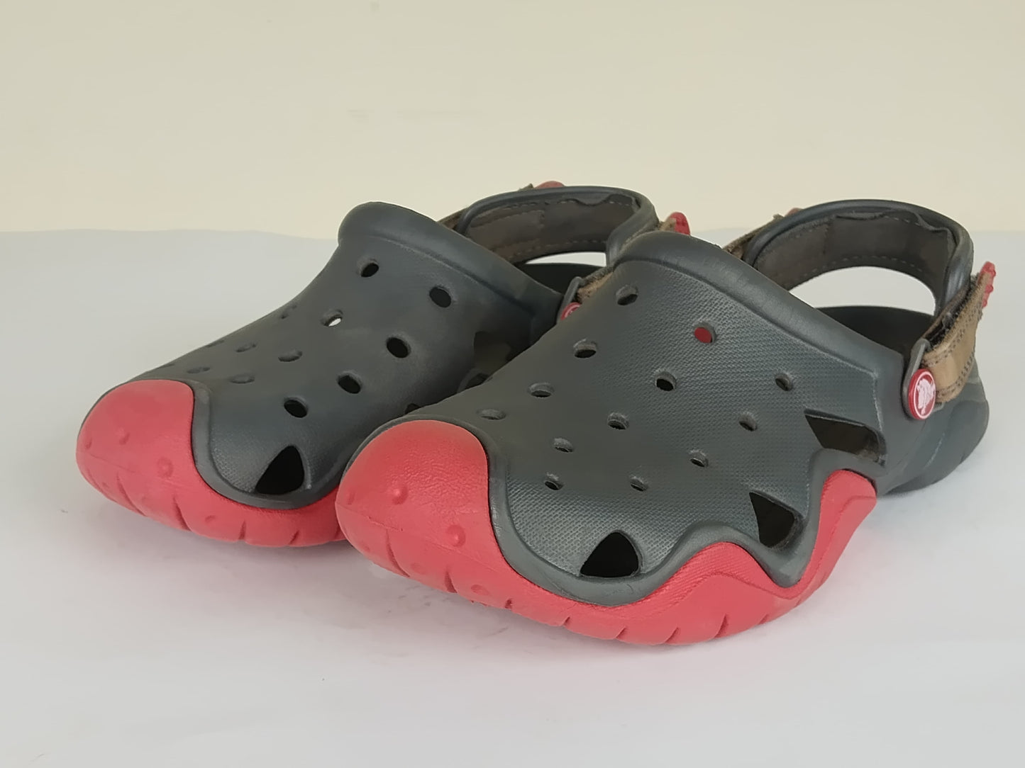 Crocs Duet Max II Clog 'Grey/Red'