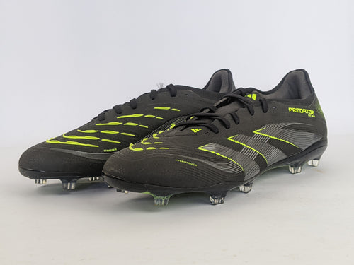 adidas Predator Pro FG Electric Stealth - Core Black/Carbon/Lucid Lemon (Brand New)