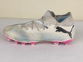 PUMA Future 7 Match FG/AG Phenomenal - White/Black/Poison Pink Kids