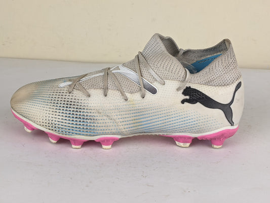 PUMA Future 7 Match FG/AG Phenomenal - White/Black/Poison Pink Kids