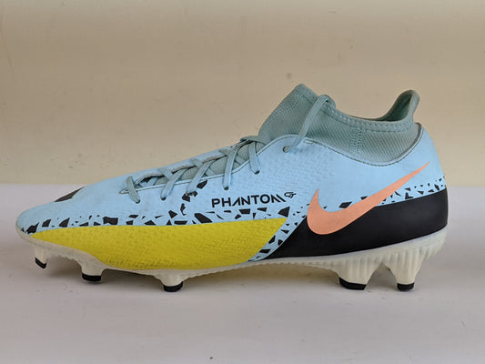Nike Phantom GT 2 Academy DF MG Lucent - Glacier Ice/Black/Yellow Strike