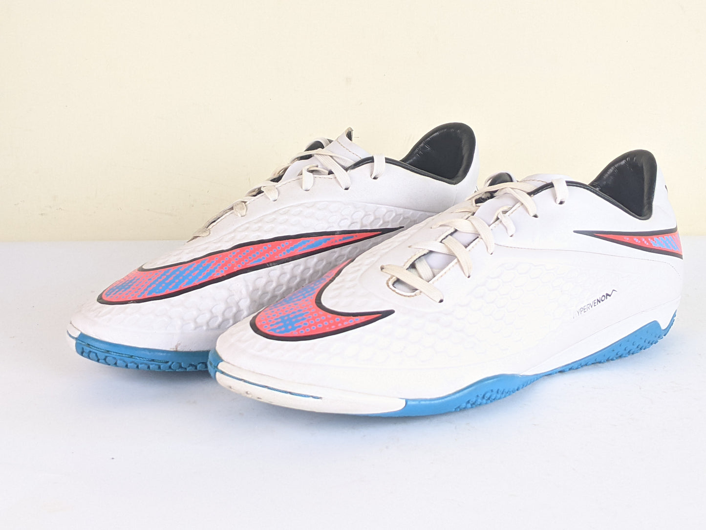 Nike Hypervenom Phelon IC White/Blue Lagoon/Total Crimson/Black
