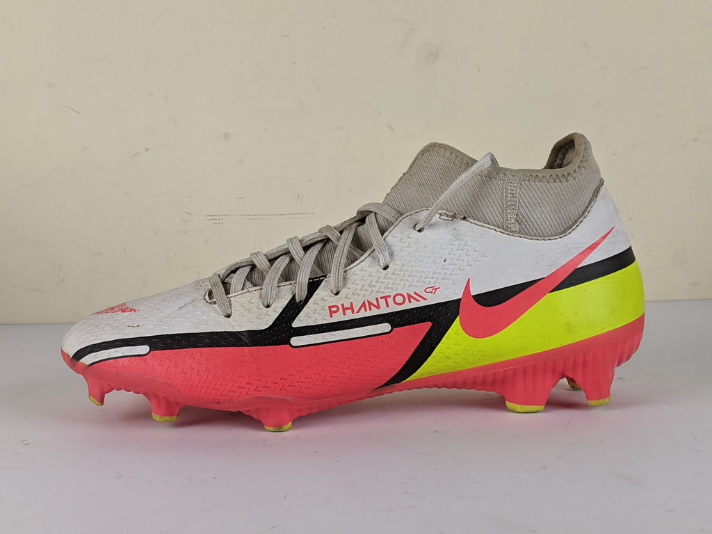 Nike Phantom GT 2 Academy DF MG Motivation - White/Bright Crimson/Volt