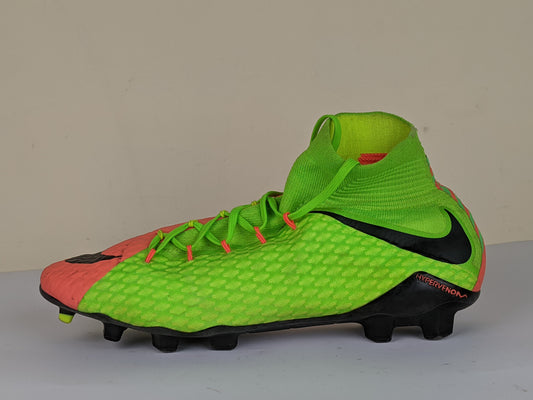 Nike Hypervenom Phatal 3 DF FG Radiation Flare - Electric Green/Black/Hyper Orange