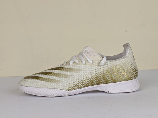 adidas X Ghosted .3 IN Inflight - Footwear White/Metallic Gold Kids