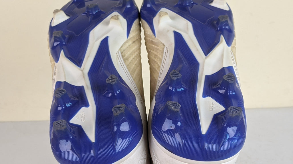 adidas Predator 19.3 FG/AG Laceless Virtuso - Footwear White/Silver Metallic/Bold Blue