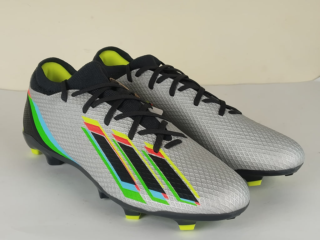 adidas X Speedportal .3 FG Beyond Fast - Silver Metallic/Core Black/Solar Yellow (Brand New)