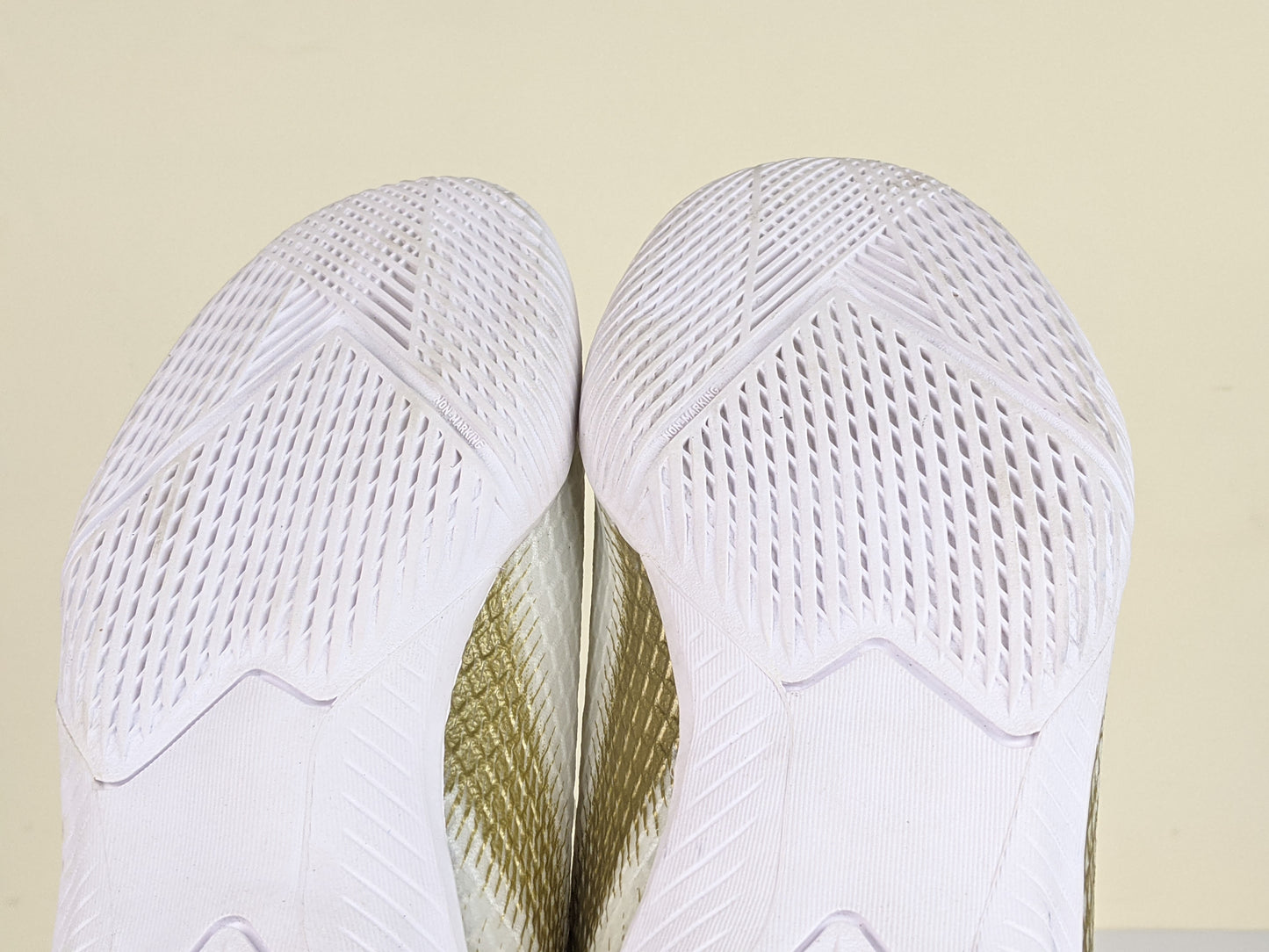 adidas X Ghosted .3 IN Inflight - Footwear White/Metallic Gold Kids